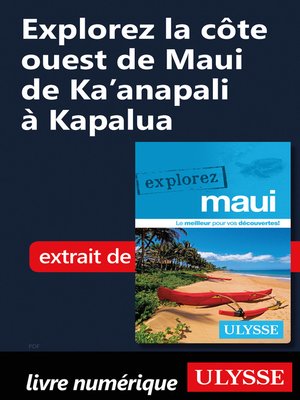 cover image of Explorez La côte ouest de Maui de Ka'anapali à Kapalua